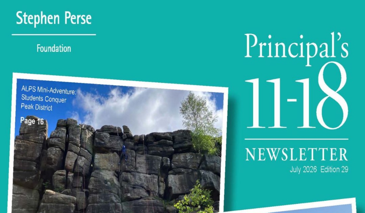 Principal's 11-18 Newsletter - Edition 29 - July 2026